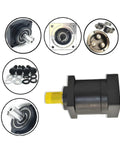 60MM Step Down Servo Gearbox For Nema 24 Planetary Drive Ratios From 3 To 1 Up To 216 To 1 Brushless Motor Reducer