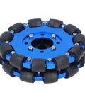 Omnidirectional Mecanum Wheel 5 Inch High Strength Aluminum Alloy Hub For Toy Robots And DIY Projects, side view