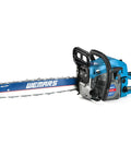 Gas Powered Chainsaw 62cc 20 Inch Chainsaw For Cutting Wood Trees And Branches, Heavy Duty Handheld Timber Beast on white background