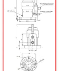 Pro Grade Cnc Automatic Tool Sensor Gauge With Dead On Precision And 0.001mm Accuracy For Z Axis Engraving Machines technical drawing with dimensions.