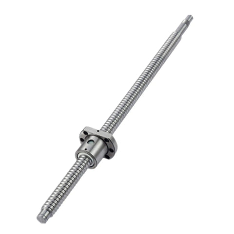 No Backlash Ball Screw Kit SFU1605 650mm CNC Part With 16mm Diameter And 5mm Pitch End Machined RM1605 Series Smooth Low Noise For Precision CNC Machining, steel ball screw with flange nut