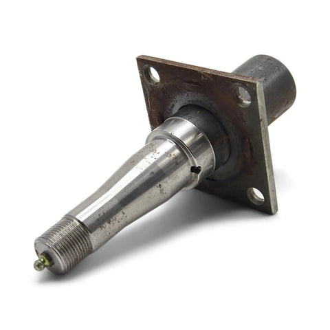 Beefed Up Heavy Duty Trailer Spindle For 3500 LB 84 Axle Weld On One And Three Quarters Inch Round With Brake Flange