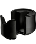 Adjustable Espresso Tamping Station For Home Cafe Setups Fits 51mm 53mm And 58mm Portafilters black aluminum alloy tamper holder.
