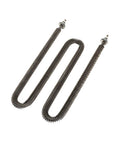 Zero Hassle W Shape Finned Air Heater 220V 2.5kW stainless steel heating element with finned tube design.