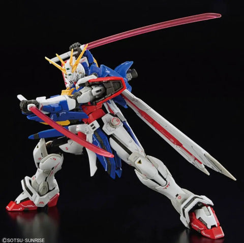 God Gundam RG 1 To 144 Model Kit from Mobile Fighter G Gundam with ultra articulation and dynamic sword pose