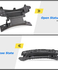 Heavy Duty Washer Door Hinge Replacement For Whirlpool Kenmore Maytag Amana Tough Build shown in open and closed states.