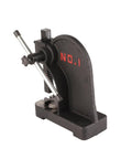 Straight Up Heavy Duty 1 Ton Manual Arbor Press For Riveting And Bearing Punching With Rock Solid Carbon Steel Construction, black press with 'NO.1' detail.