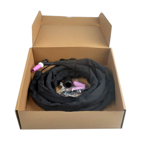 Air Cooled TIG Welding Torch With 13 Ft Cable 150A DC And 120A AC M16 Connector Two Pin Socket in box