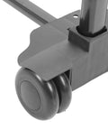 Close-up of the omniball wheels on Heavy Duty Folding Hand Truck 110 Lb Capacity Portable Cart, designed for smooth rolling.