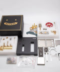 Hands On Steam Engine Model Kit With Boiler For DIY Projects, Metal Beam Engine Build For Tinkerers, 84 Piece Set components