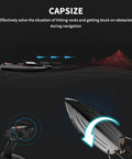 High Speed Remote Control Boat Delivers 60KPH Thrills For Pools And Lakes, 2.4GHz RC Hobby Boat capsize recovery demonstration.