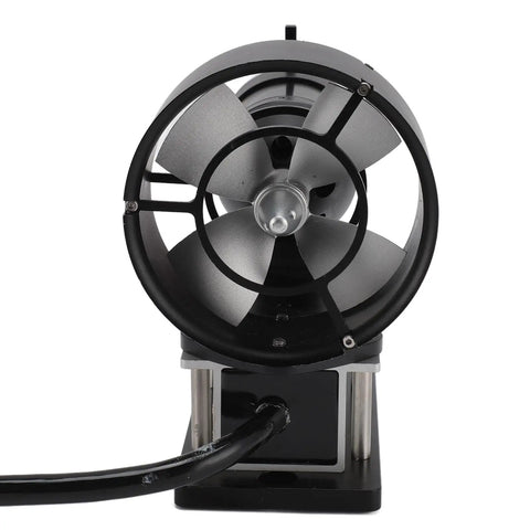 Front view of Underwater Thruster For Kayaks And RC Boats 12V To 25.2V Brushless Motor Delivers 11.3 Kg Thrust Four Blade Propeller