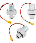 Three Toilet Flush Valve Solenoid Assemblies with yellow plugs for Infrared Sensor Flusher Compatible With Toto Diaphragm Sensor Repair Kit.