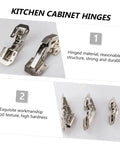 4 Inch Soft Close Damping Cabinet Hinges Set Of 4 For Kitchen And Closet Furniture Stainless Steel Wardrobe Door Hinges.