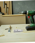 Heavy Duty Threaded Faucet Remover And Valve Thread Extractor Kit on a workbench with tools for plumbing repairs