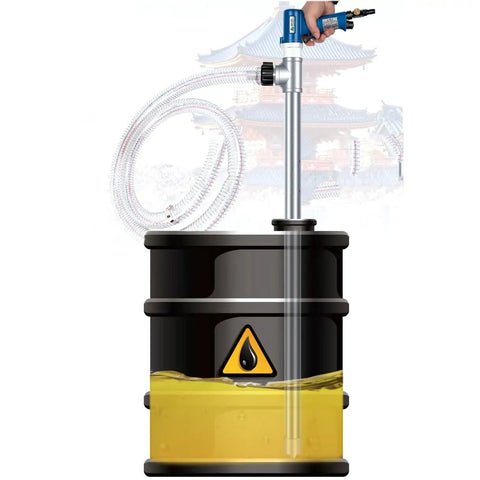 JBGYNU Pneumatic Drum Pump For Oil Transfer Stainless Steel Chemical Handling Large Flow 50-80L Per Minute Diesel Gasoline Corrosive liquids Quick And Easy Operation Reliable Performance