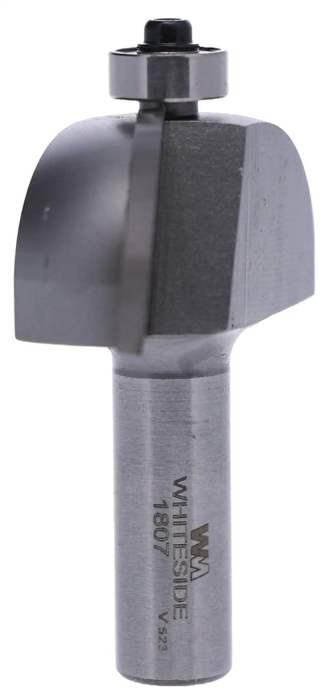 Carbide Tipped Cove Router Bit 3/4 Inch Radius 2 Inch Diameter 7/8 Inch Cutting Length 1/2 Inch Shank B3 Bearing For Decorative Edge Profiles