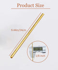 Brass Brazing Rod Set of Seven for Copper and Steel Welding, One Eighth Inch Diameter, Nine Point Four Four Inch Length shown in image