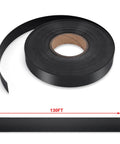 Black Slatwall Inserts Dope Wall Plate Gap Filler For Modern Room Makeover Embedded Vinyl Panels For Seamless Look 130 Feet Of Flexible Trim