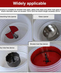125mm Hole Saw Dust Bowl Rubber Dust Cover Collector for Drilling and Ceiling Cuts with various hole opener options