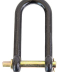 3/4 Inch General Purpose Clevis For Farm Implements And Tractor Linkage, Forged Steel With Black Powder Coat Finish, Alloy Pin, Heavy Duty Clevis For Attachments And Machinery, 1 Each.