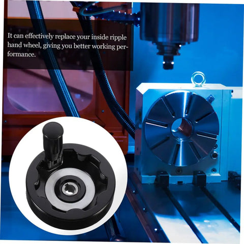 Eight Pieces Detachable Hand Wheels For Mills And Lathes Dead Nuts Precise Revolving Knobs With Slick Insulated Grip Built Tough For Heavy Duty Machine Tool Adjustments Ready To Roll Anytime