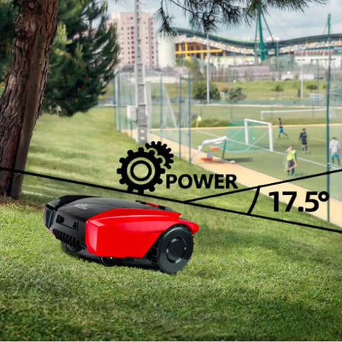 Ultra Quiet Robotic Lawn Mower For Big Yards Up To 1,500 Square Meters With Smart Satellite Navigation Auto Mowing And 25 Percent Slope Handling