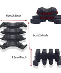 Archery Noise Dampeners For Compound Bow And Crossbow, 2 Pack Split Limb Stabilizers with dimensions for vibration reduction silencers