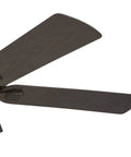 Close-up of 5-blade design on Belmar 52 Inch Ceiling Fan Without Light For Indoor Or Outdoor Use With Pull Chain Tri Mount Traditional 5 Blade Bronze ETL Wet Rated Energy Efficient Quiet Operation Ideal For Small Rooms
