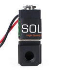 Heavy Duty 1/4 Inch Electric Solenoid Valve 110V AC For Air And Water Lines, Normally Closed, Rock Solid Nylon Body, NBR Seals