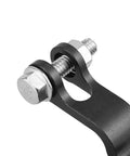 Heavy Duty Rust Resistant 304 Stainless Steel Flanged Hex Bolts With Integrated Flange 5/16 18 Thread 3/4 Length Grip Tight Fastener Pack Of 20 close-up view of hex bolts attached to a mounting bracket.