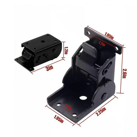 90 Degree Self Locking Folding Hinge Lock Steel Foldable Bracket Hidden Hinge Set Of 4 For Extension Brackets, heavy duty steel
