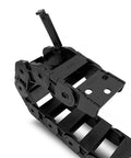 Drag Chain Cable Carrier 1M For 3D Printers And Industrial CNC Rigs, 18x37 Mm Inner HxW, R38 bridge type in black PA66
