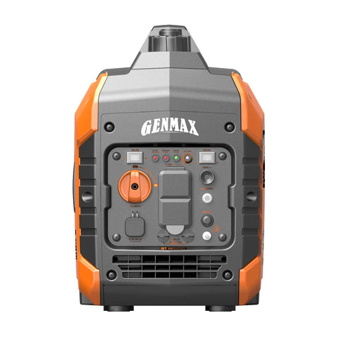 Front view of Ultra Quiet 2000W Inverter Generator For Home Backup And Camping EPA Compliant Eco Mode Lightweight Portable Power