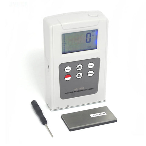 Pro Grade Surface Roughness Tester AR132C Multifunction Profile Gauge For Ra And Rz Measurement On Planar Curved Surfaces Holes And Slots Compact Low Power Design Easy To Use And Highly Accurate, handheld unit with probe