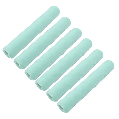 14 Inch Paint Roller Cover For Smooth Walls Heavy Duty Latex Foam Roller Sleeve With Drip Free Hold For Blast Through Interior And Exterior Wall Painting Jobs, set of six foam sleeves.