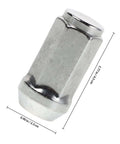 Sleek Chrome Plated Steel Lug Nuts And Wheel Installer Kit For Rv And Truck, Easy Install Replacement Covers That Look Fresh And Add Major Style To Your Ride Without Breaking The Bank. chrome steel lug nut cap, 1.77 in x 0.90 in