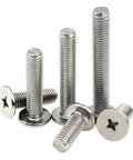 Pro Grade Ultra Thin 304 Stainless Steel Cross Head Bolts Set With M1.4 M1.6 M2 M2.5 M3 M4 M5 M6 M8 Sizes Low Profile Flat Head Wood Screws For DIY Projects 5 10 20 Pack 3mm And M3 Options