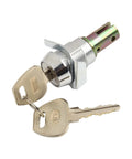 Chrome Heavy Duty Tool Cabinet Drawer Lock With Copper Core And Zinc Alloy Cam Lock Two Keys for vending machines and tool cabinets