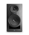 In 8 V2 8 Inch Powered Studio Monitor With 3 Way Coaxial Design, point-source accuracy, flat frequency response, in black front view