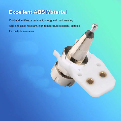 Heavy Duty Abs Tool Clamp For Cnc Machines Robust Precision Auto Fixing Jig with silver metal core and white ABS base.