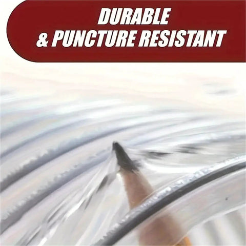Clear 100mm PVC Bellows Hose For Dust Extraction In The Shop Flexible Corrugated Design Lets You Bend At Any Angle Without Collapsing Or Blocking Airflow See Through Material Reveals Dust Build Up And Keeps Your System Flowing, durable puncture resistant close-up