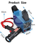 Mini Handheld Electromagnetic Induction Heater 1500W with size dimensions for effective bolt removal and bearing repair.