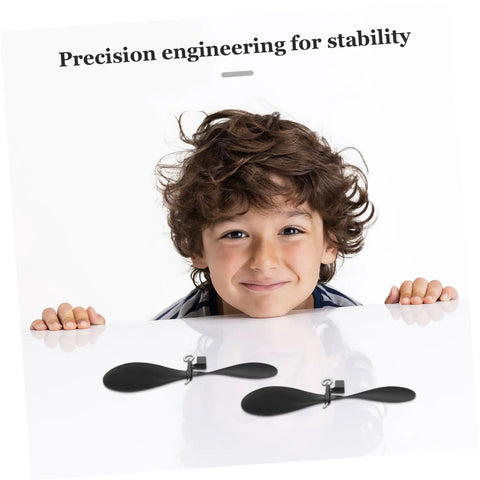 10 Pack RC Airplane Propeller Set With 6x4mm Hole Diameter Fold Resistant Plastic Blades alongside a smiling child