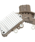 Heavy Duty Alternator Rebuild Bearing Kit For Toyota Vibe And Corolla Equipped With 1zzfe Motor, aluminum heatsink with electrical connectors.