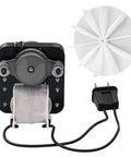 Universal Bathroom Vent Fan Motor Replacement Kit 50 CFM 120V Includes Plug And Play Motor And Blower Wheel For Nutone Broan Exhaust Fans Easy Install UL Certified Pro showing motor and blower wheel components