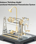 Old School Transmission System Kit For SE Series Mini Workshop Models with brass and stainless steel parts displayed.
