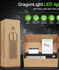 120W Commercial Grade Corn LED Light Bulb Fanless Replacement For 400W MH And HPS with packaging in open box