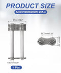 Heavy Duty ANSI 100 Roller Chain Master Link With Manganese Steel Build For Tough Jobs Featuring High Strength And Wear Resistance At 31.75mm Pitch, Size 57mm x 31.75mm.