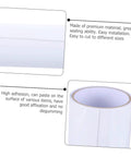 Waterproof Repair Tape For Water Leaks With Heavy Duty Strong Adhesive Mending Tape close-up showing white roll and cutting ease